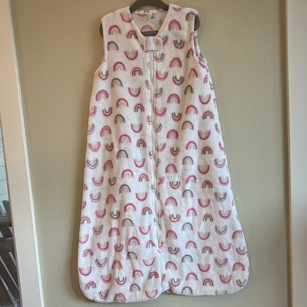 Hudson Baby Rainbow Sleep Sack - Pink and Yellow